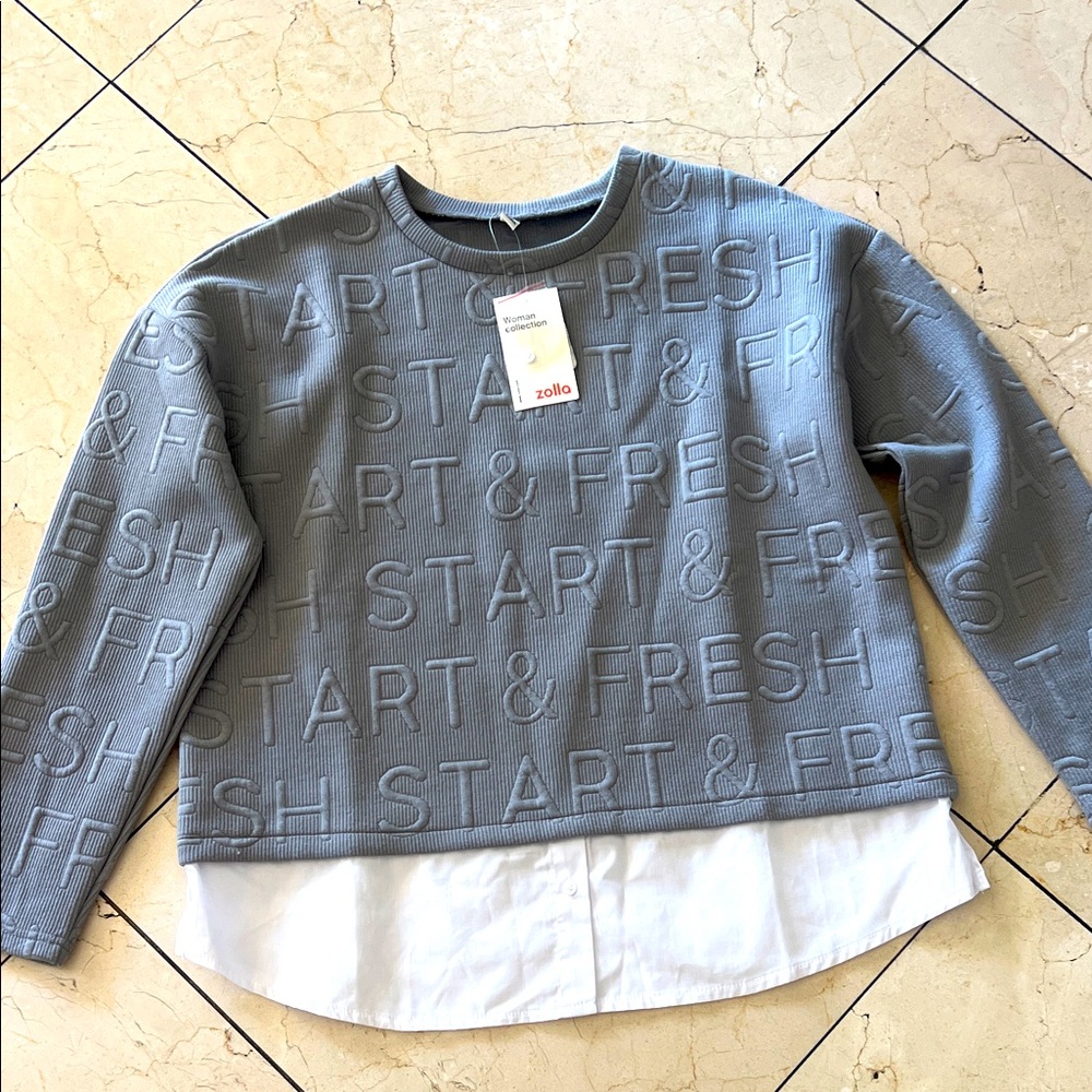 Zolla M combo sweatshirt